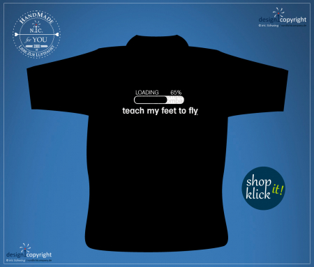 nc44 teach my feet to fly©Nordlicht company Luftfahrt T- Shirt